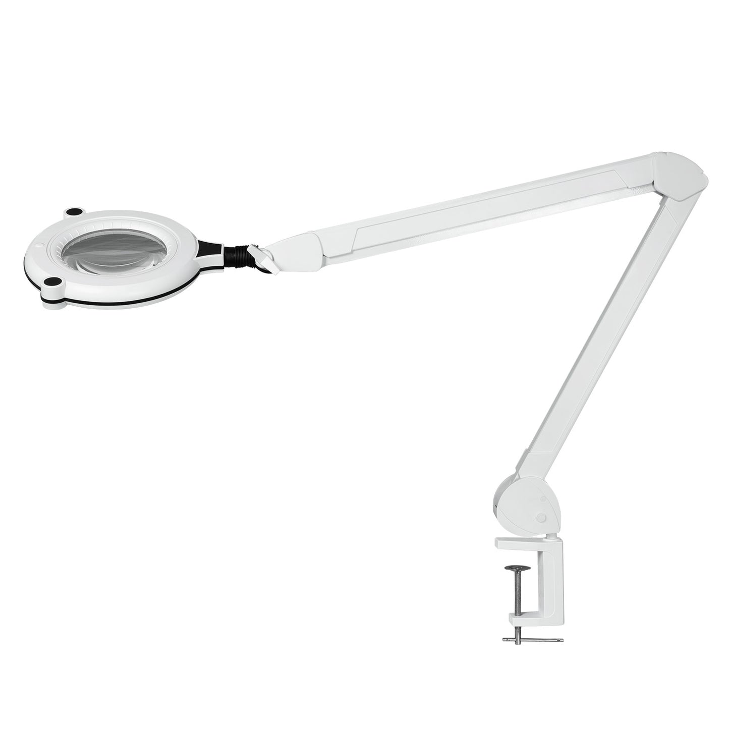 Lumeno 731X LED magnifying lamp, 127 mm crystal-clear lens, CRI >95, in various magnifications