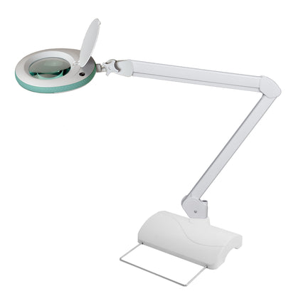 Lumeno 7213/15/18GR Magnifying lamp/workplace lamp 96 LEDs, coloured rubber protection