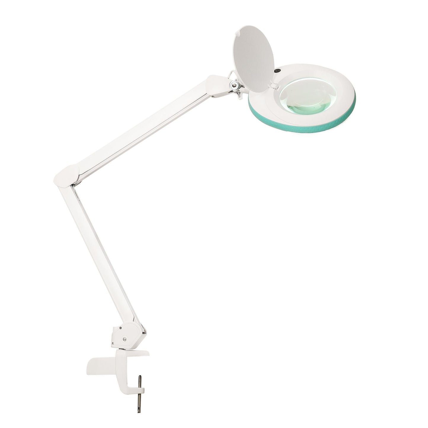 Lumeno 721X Lupenleuchte/Arbeitsplatzlampe 96 LEDs, farbiger Gummischutz