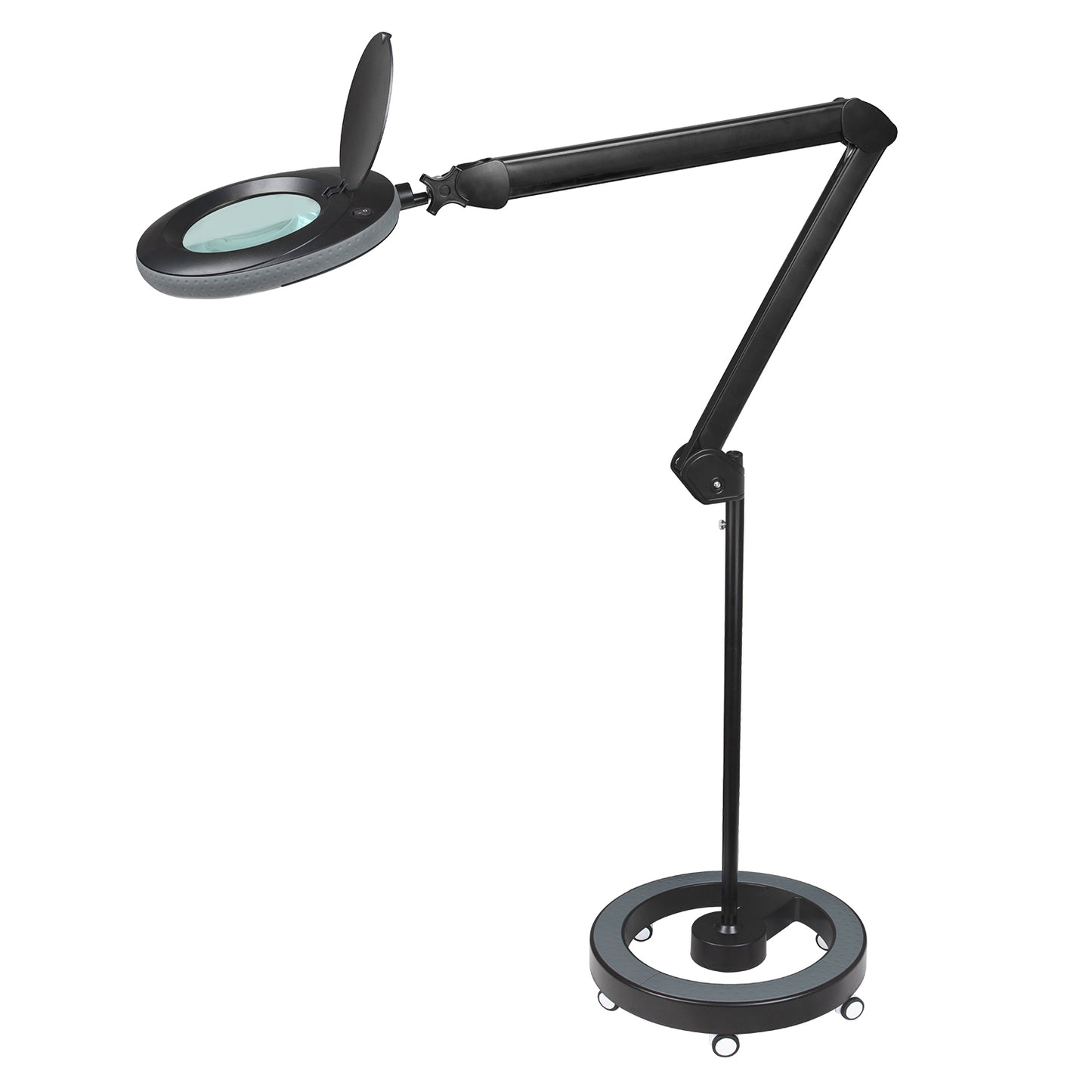 Lumeno 7213/15/18GR Loeplamp/werkpleklamp 96 LED's, gekleurde rubberen bescherming