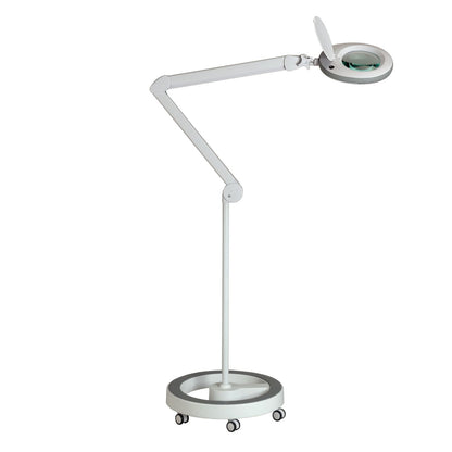 Lumeno 7213/15/18GR Magnifying lamp/workplace lamp 96 LEDs, coloured rubber protection